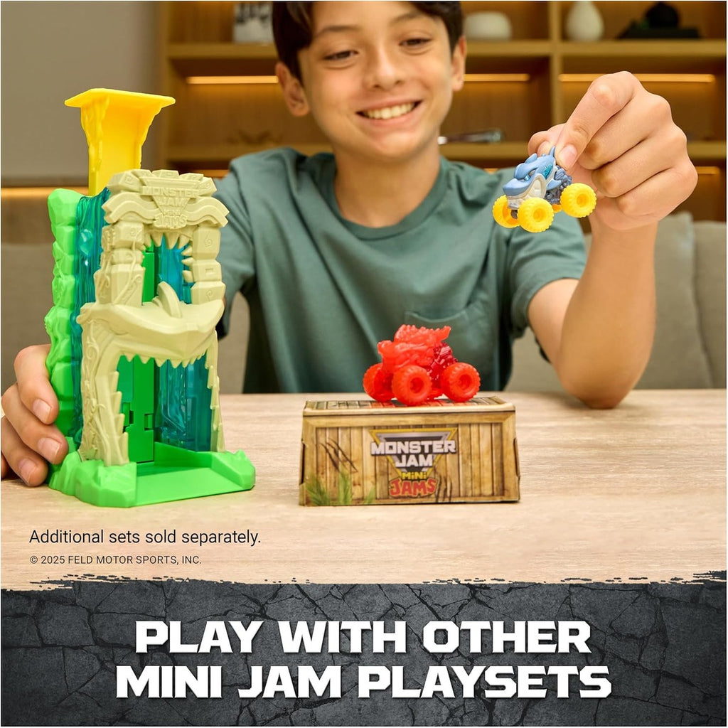 Monster Jam Mini Cobra Booster Playset