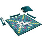 Scrabble Crossword - Classic Board Game - 120 Letter Tiles - 4 Racks - 1 Letter Bag - Instructions Included - for 2 to 4 Players - Gift for Kids 10+