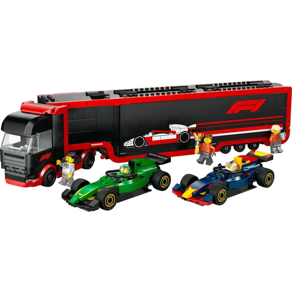 LEGO City F1(R) RB20 & AMR24 Race Car and F1(R) Truck Toy Toy Birthday
