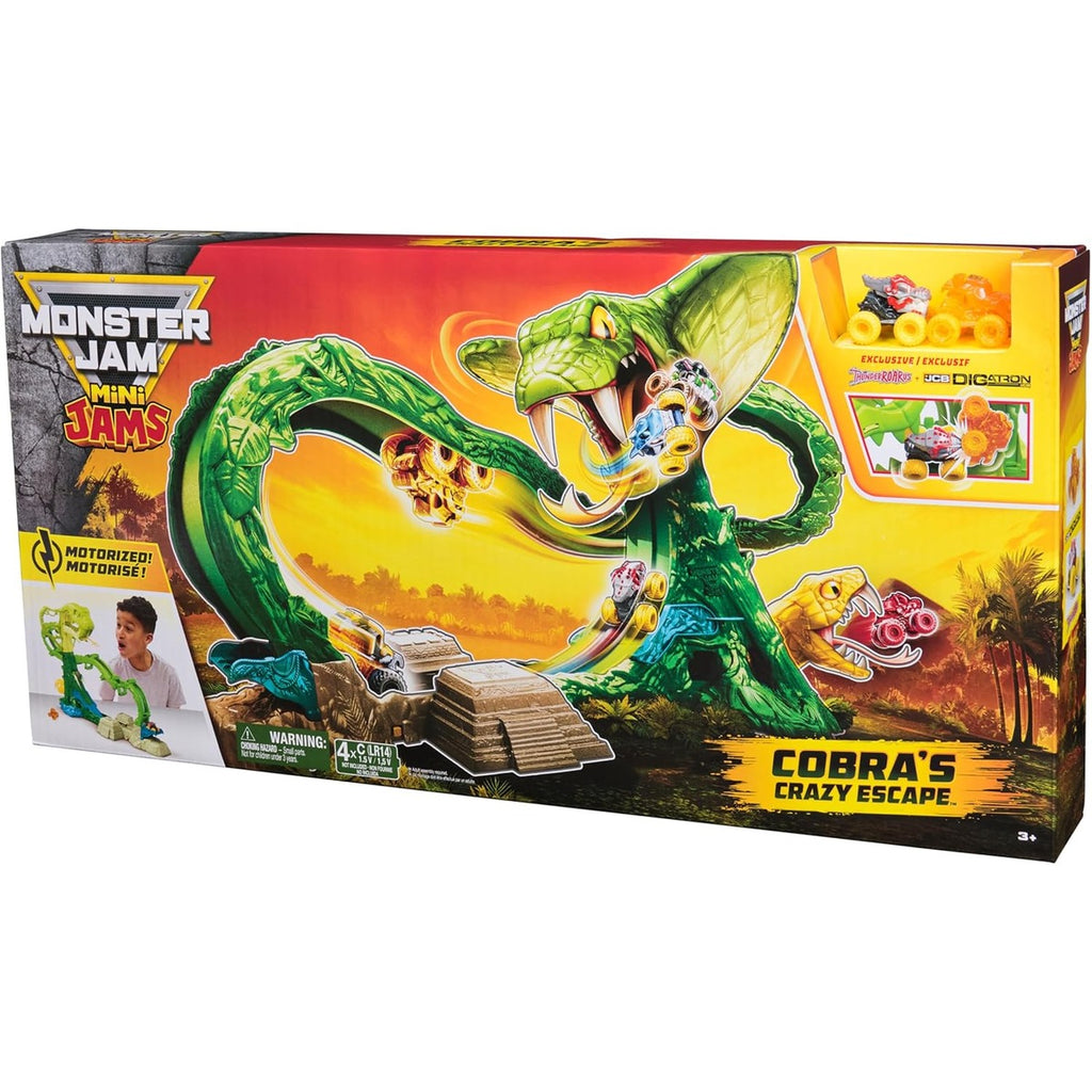 Monster Jam Mini Cobra Booster Playset