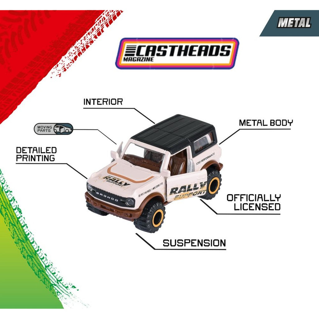 Majorette - Castheads 5 Diecast Metal Toy Cars