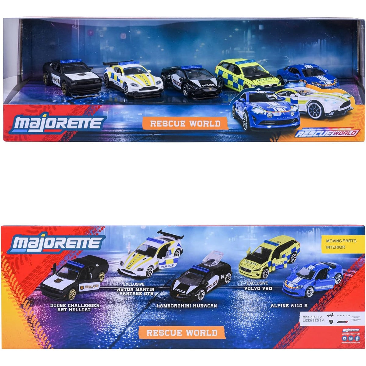 Majorette Rescue World gift set, 5 pieces