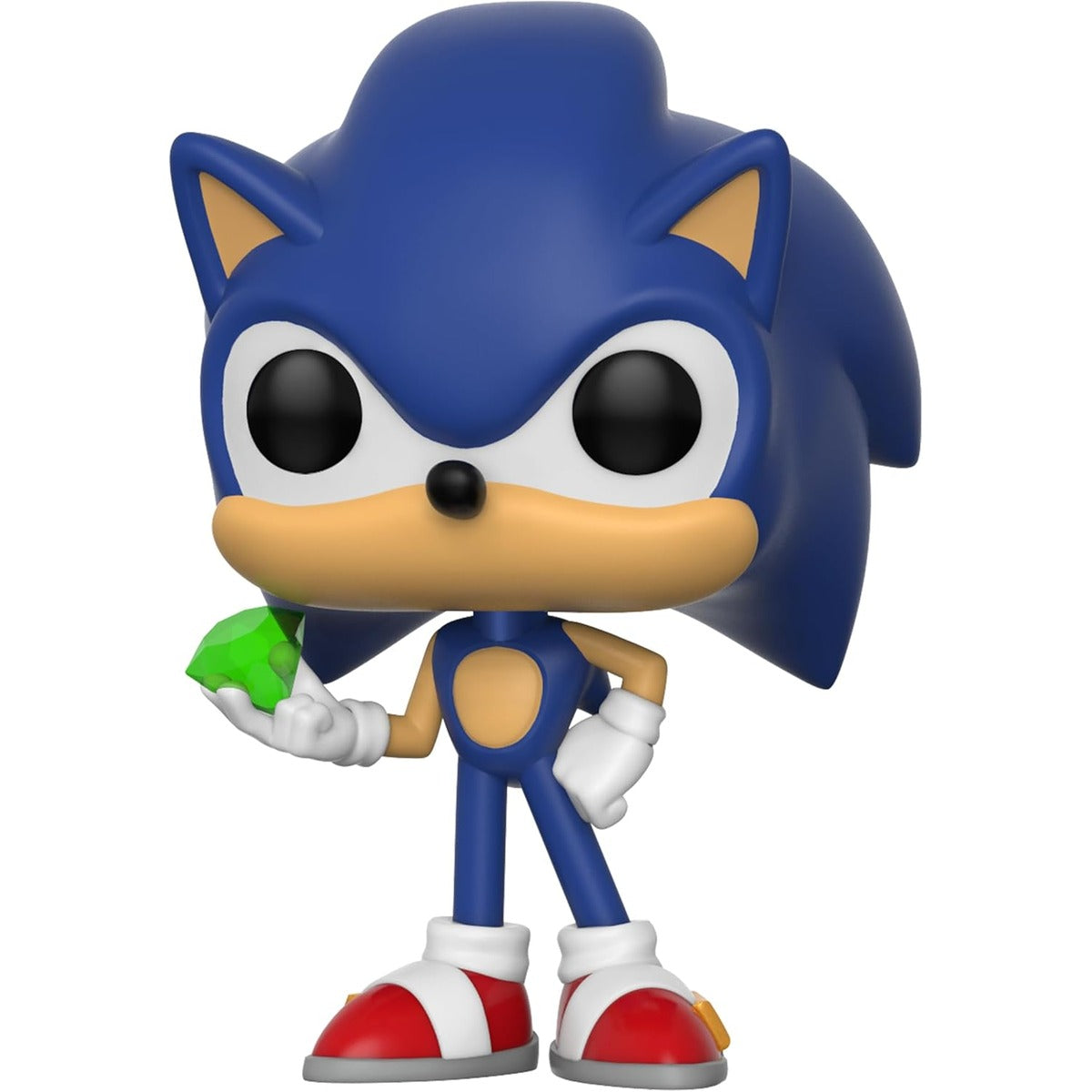 Funko Pop! Games: Sonic - Sonic with Emerald Collectible Toy, Blue