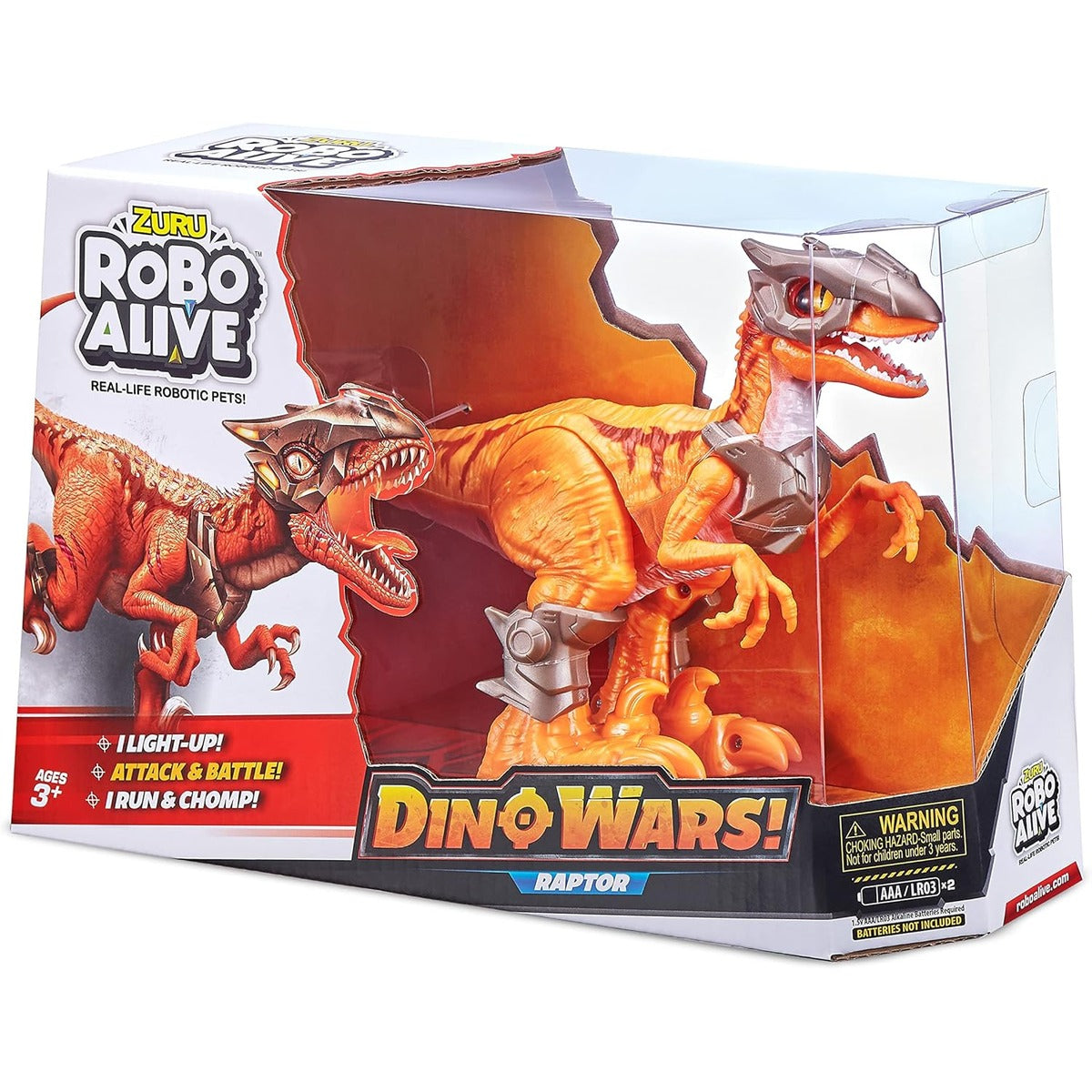 United Pacific Designs 7133: Zuru Robo Alive Dino Wars Raptor -Series 1