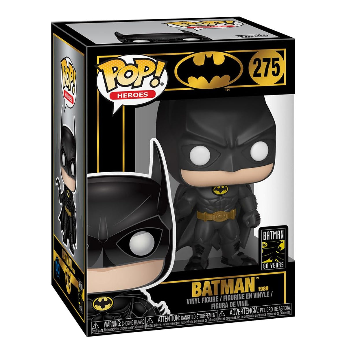 Funko Pop Heroes: Batman 80th - Batman - (1989),Multicolor, Standard - DC Comics - Collectable Vinyl Figure - Gift Idea - Official Merchandise - Toys for Kids & Adults - Superheroes Fans Funko 37248 POP Heroes 80th-Batman (1989) Collectible Figure, Multicolor