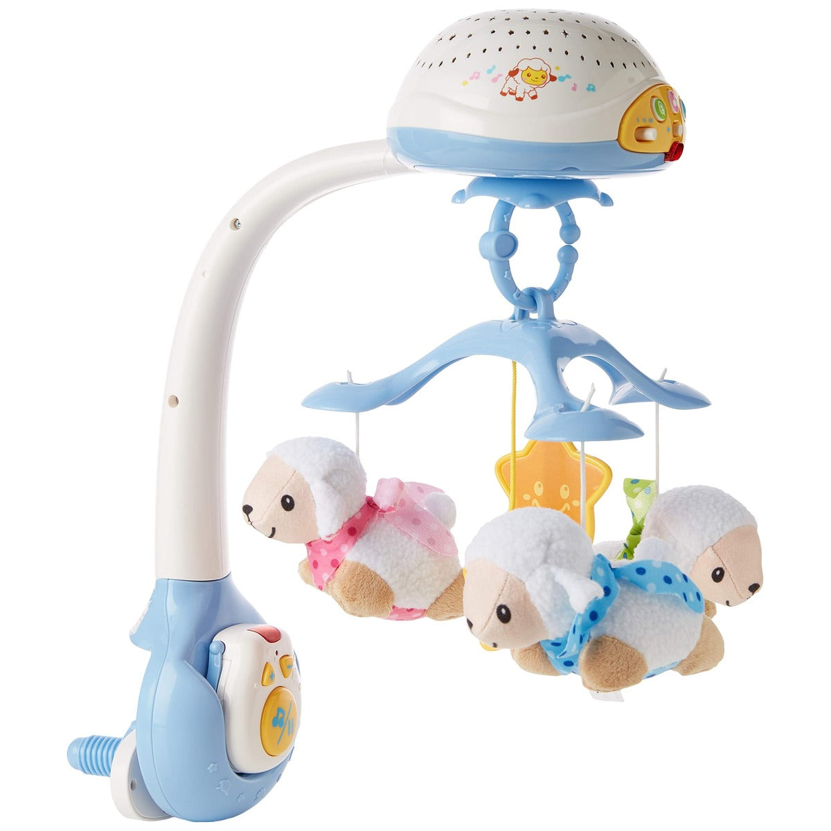 VTech Lullaby Lambs Mobile (Blue), Baby Night Light Projector