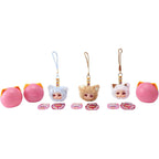 JollyPop Kitten MiniPop Collectibles for Girls, Toy Figure Keychain Charm Set with IM Card Sticker & Cute Kitty Doll