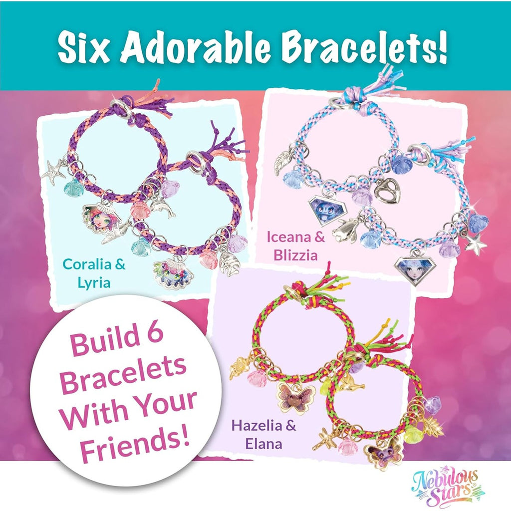 Nebulous Stars Friendship Bracelet Kids Craft Kit