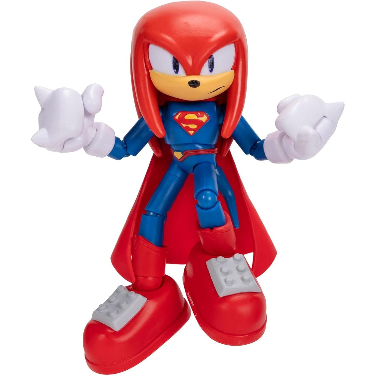 Sonic The Hedgehog DC x Sonic Sonic as The Flash - 13 cm Action Figure, Officially Licensed by Jakks Pacific, Highly Poseable and Detailed Design, Collector's Packaging