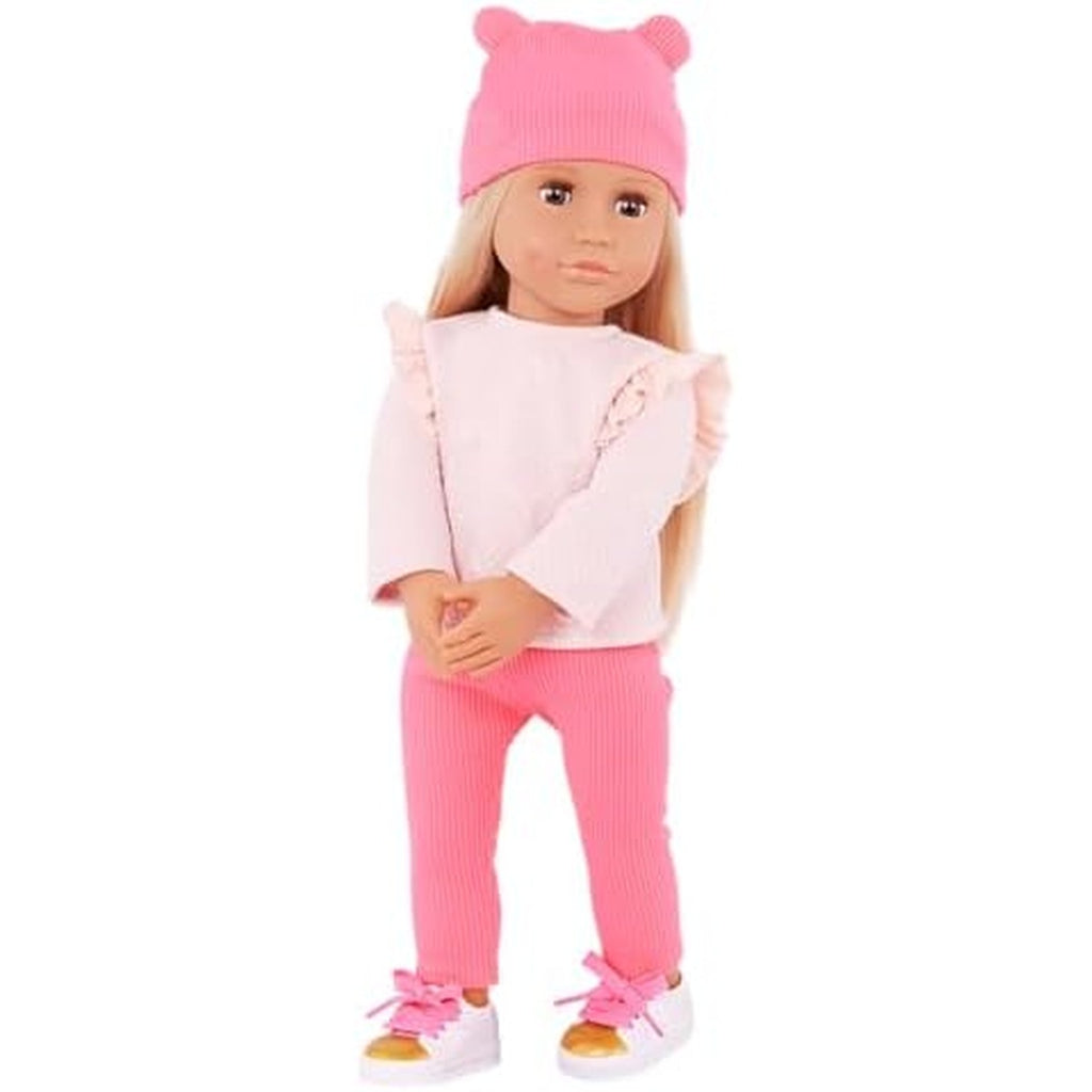 Our Generation Joyce Doll with Sweatsuit and Beanie Hat, Multicolor