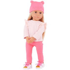 Our Generation Joyce Doll with Sweatsuit and Beanie Hat, Multicolor