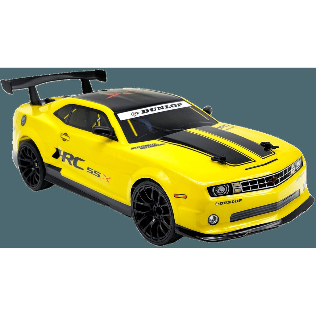 D-power - 1:10 Yellow Camaro Rc Car - 2.4ghz Remote Control - For Kids Ages 6+