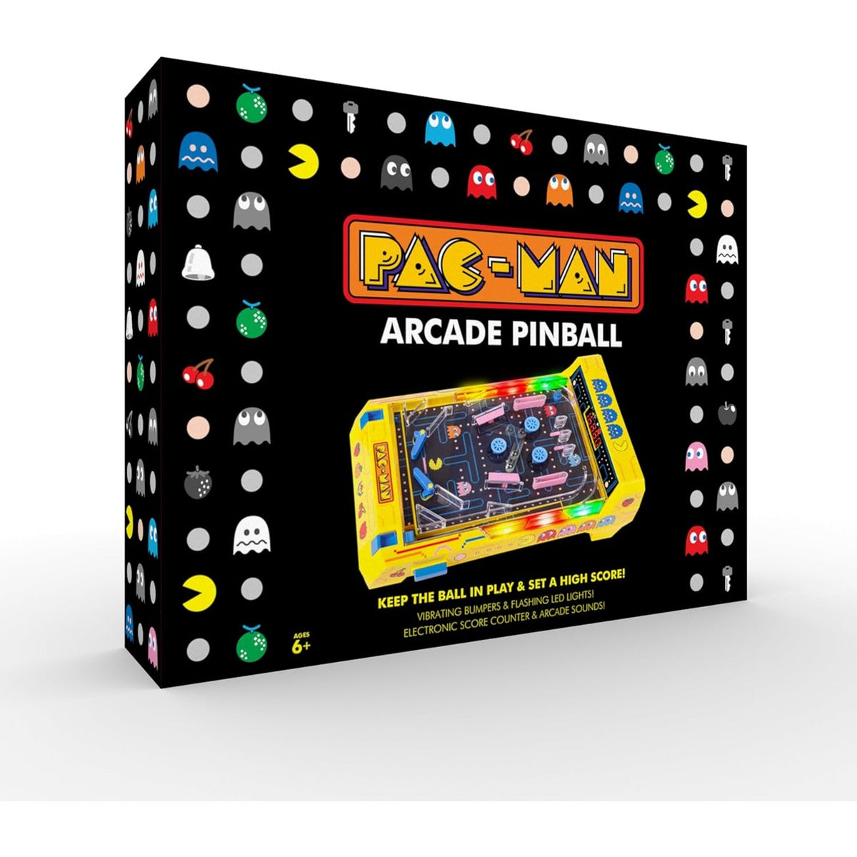 Merchant Ambassador Electronic Arcade Pinball Pac-Man Edition Desktop Game