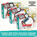 Tech Deck, Shane O'Neill's Olympic Games Paris 2024 Ramp Customizable X-Connect Park Creator Playset & Exclusive Fingerboard, Kids Toy for Ages 6+