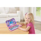 VTech - Toddler Tech Laptop, Pink Interactive Educational Computer Toy, 20 Games for Pre