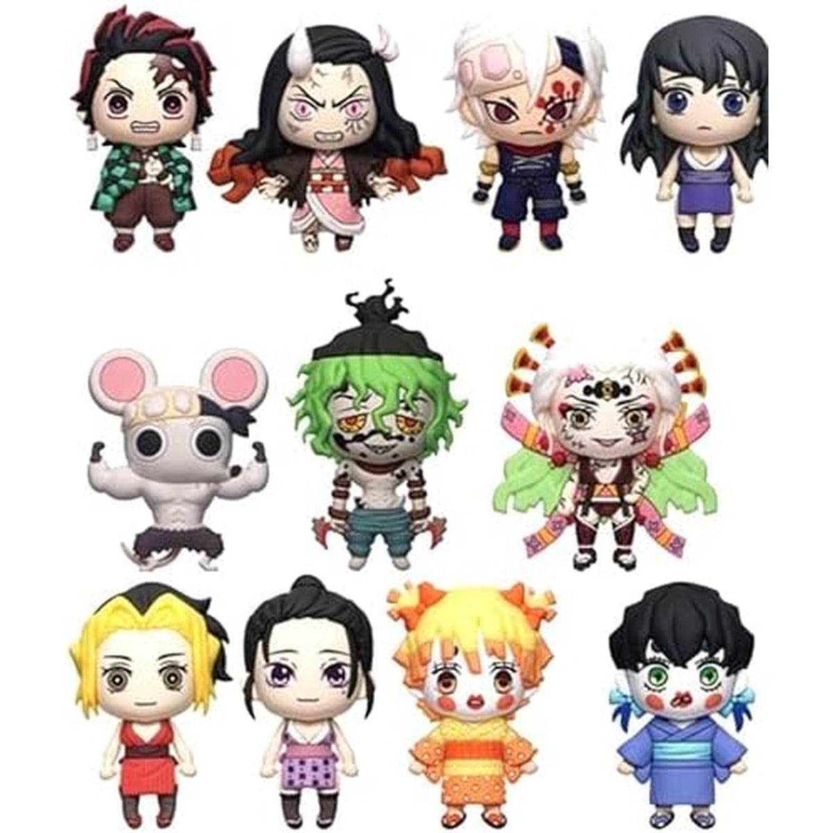 Amazon.com: Monogram Demon Slayer Kimetsu No Yaiba 3D Foam Figural Bag Clip | ONE Random Character per Blind Bag : Clothing, Shoes & Jewelry