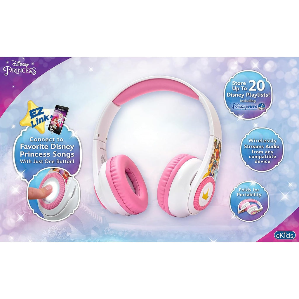 Volkano - Wireless Stereo Disney Princess Bluetooth Headphone Now!