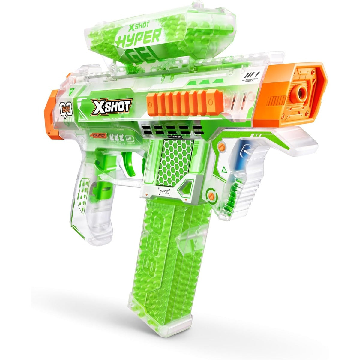 XSHOT Hyper Glow NightStrike Blaster (5,000) Pellets by ZURU, Motorized Blaster Outdoor Toy for Boys and Girls, Teens and Adults Aged 14+