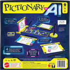 Mattel Games Pictionary Vs. AI Family Game for Game Nights with Kids, Adults & Families Using Artificial Intelligence