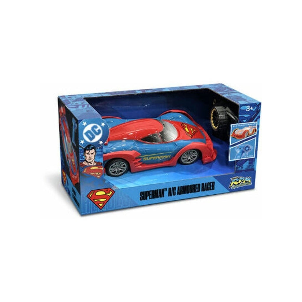 Dc Superman Superman Rc Armoured Racer Car (1:20, Red/Blue)