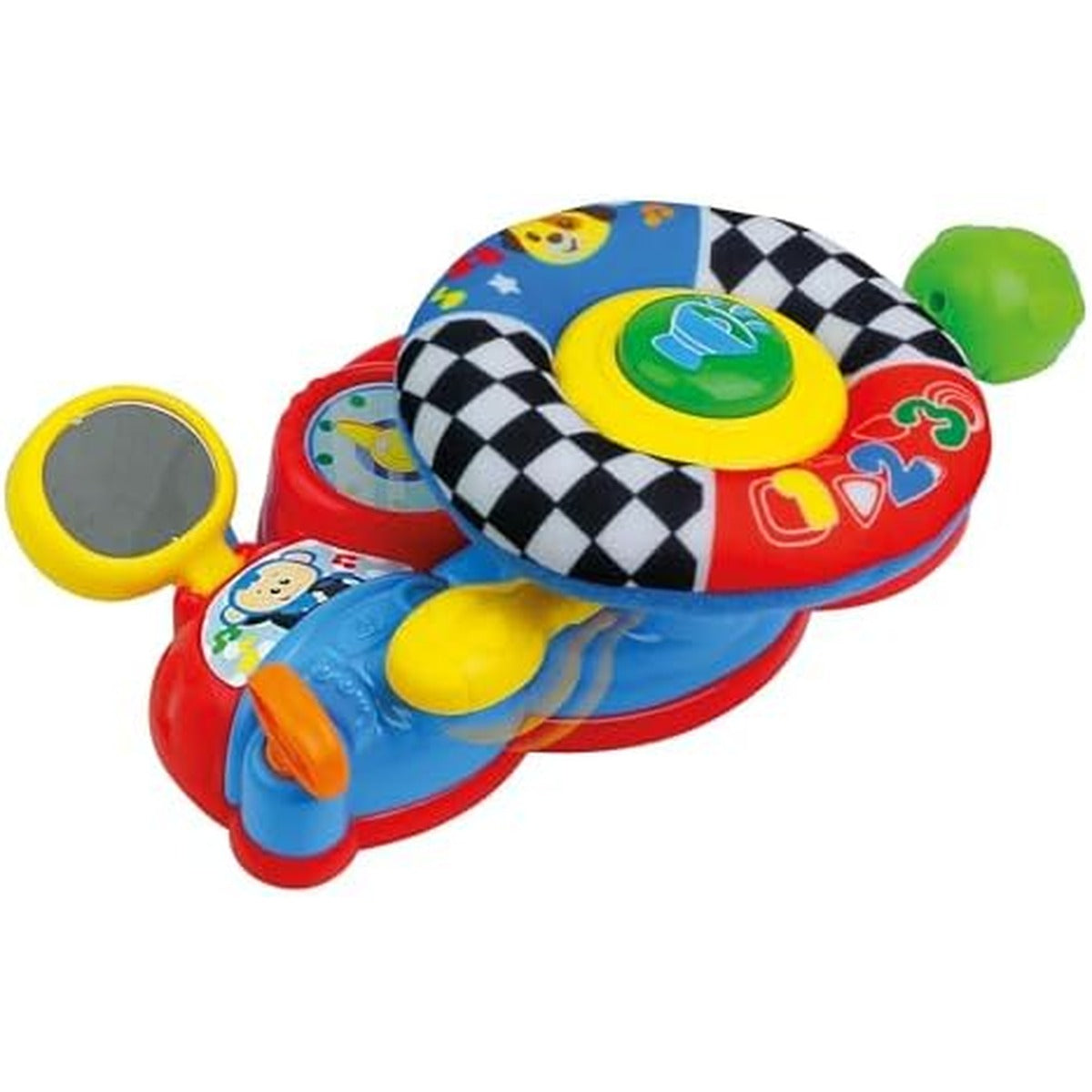 Amazon.com: winfun Baby Learning Steering Wheel with Sound and Light, 360° Spin, Movable Gearshift, Stroller Attachment, Interactive Toy for Motor Skill Development, Sensory Stimulation, Fun for Infants and : Toys & Games