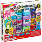 Cra-Z-Slimy 60066 Slime Compound Set Toy, 4 pack includes multiple unique compounds.