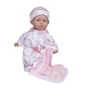JC Toys La Baby Caucasian Baby Doll Set – 11 Inch Soft Baby Doll | Washable |Removable Pink Outfit w/ Hat & Blanket | For Children 12 Months + Pink Caucasian