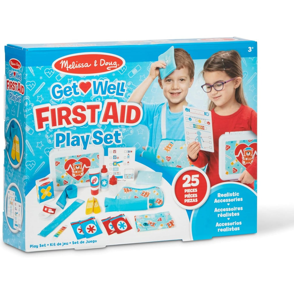 Melissa & Doug Get Well First Aid Kit Play Set – 25 Toy Pieces