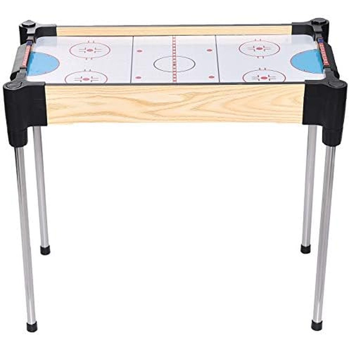 Merchant Ambassador Table Top Air Hockey 27 Inch (68.5 Cm)! Include 4 Legs! Exclusive Patent Technology!Easy Assemble! Simple Set up Corner! No Screw No Nails Needed! Age 3 & Above