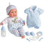 Baby Habibi Realistic Growing Up Baby Doll 14inch, Lifelike Design with Realistic Features, Drinks Milk, Shrinks & Grows, Includes Accessories & Removable Trendy Outfit for Interactive Play, Ages 3+