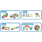 MEGA So - Colorful Magnetic Pipeline Building Block Set, 73 Pieces, Educational STEM Toy for Ages 3+