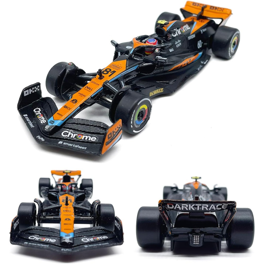 1:24 Scale F1 McLaren MCL60 Model Toy Car Metal Diecast Toy Vehicle, Formula 1 Team 2023 Australian Grand Prix, Piastri