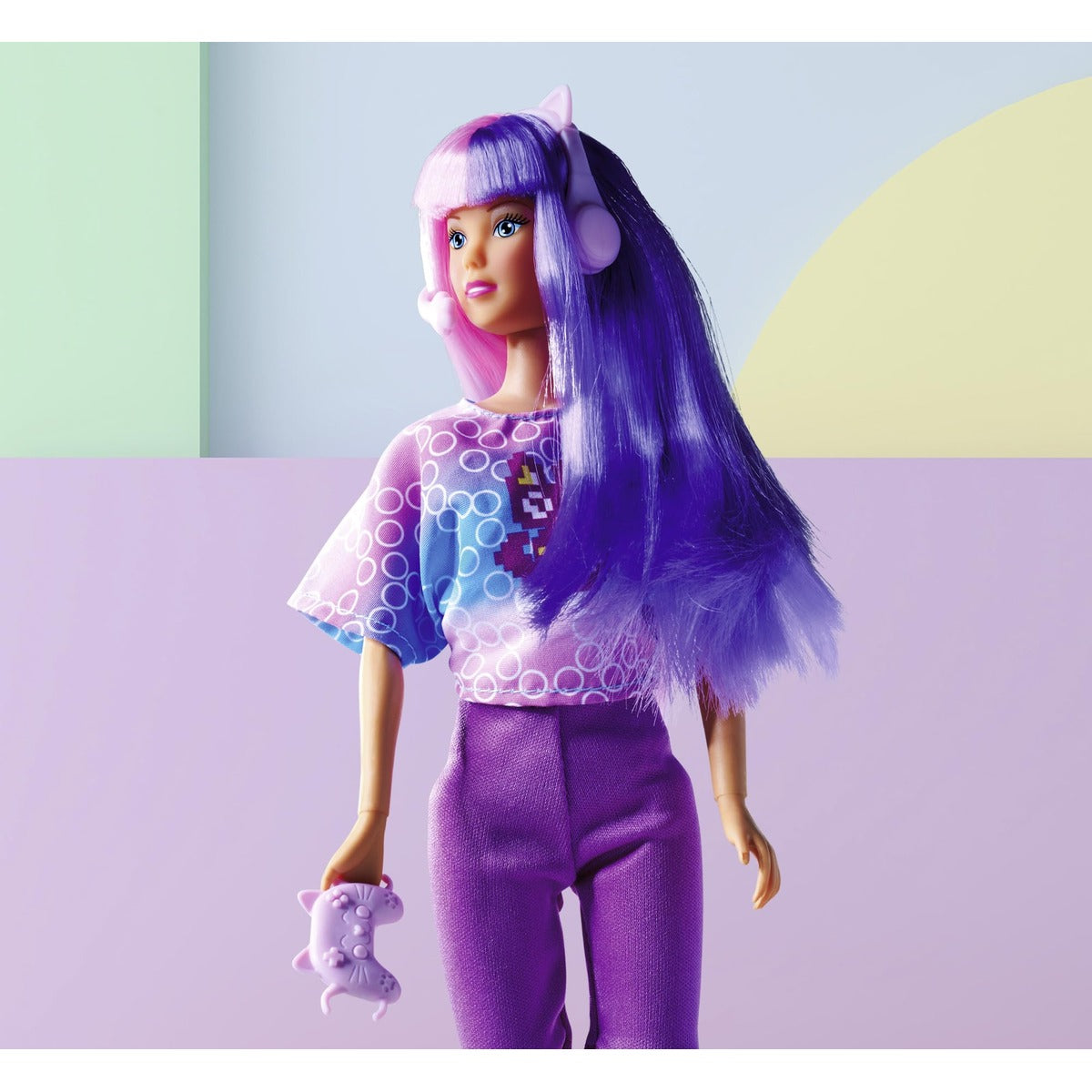 Simba Steffi Love Girl 105733704 Play Doll with Headphones and Game