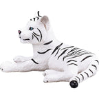 MOJO White Tiger cub Lying Down Toy Figure