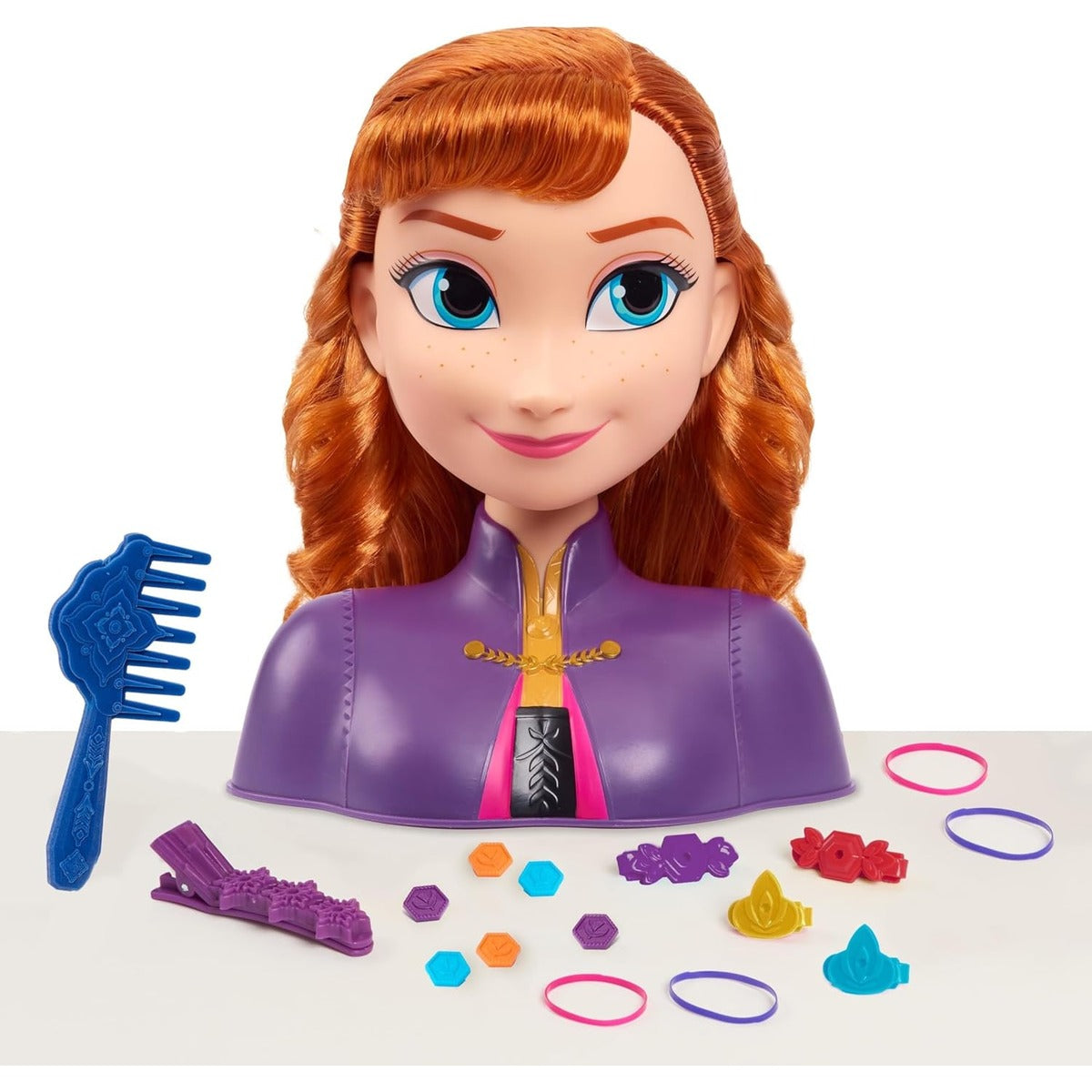 Disney’s Frozen 2 Anna 7.5-inch Styling Head, 17-Pieces