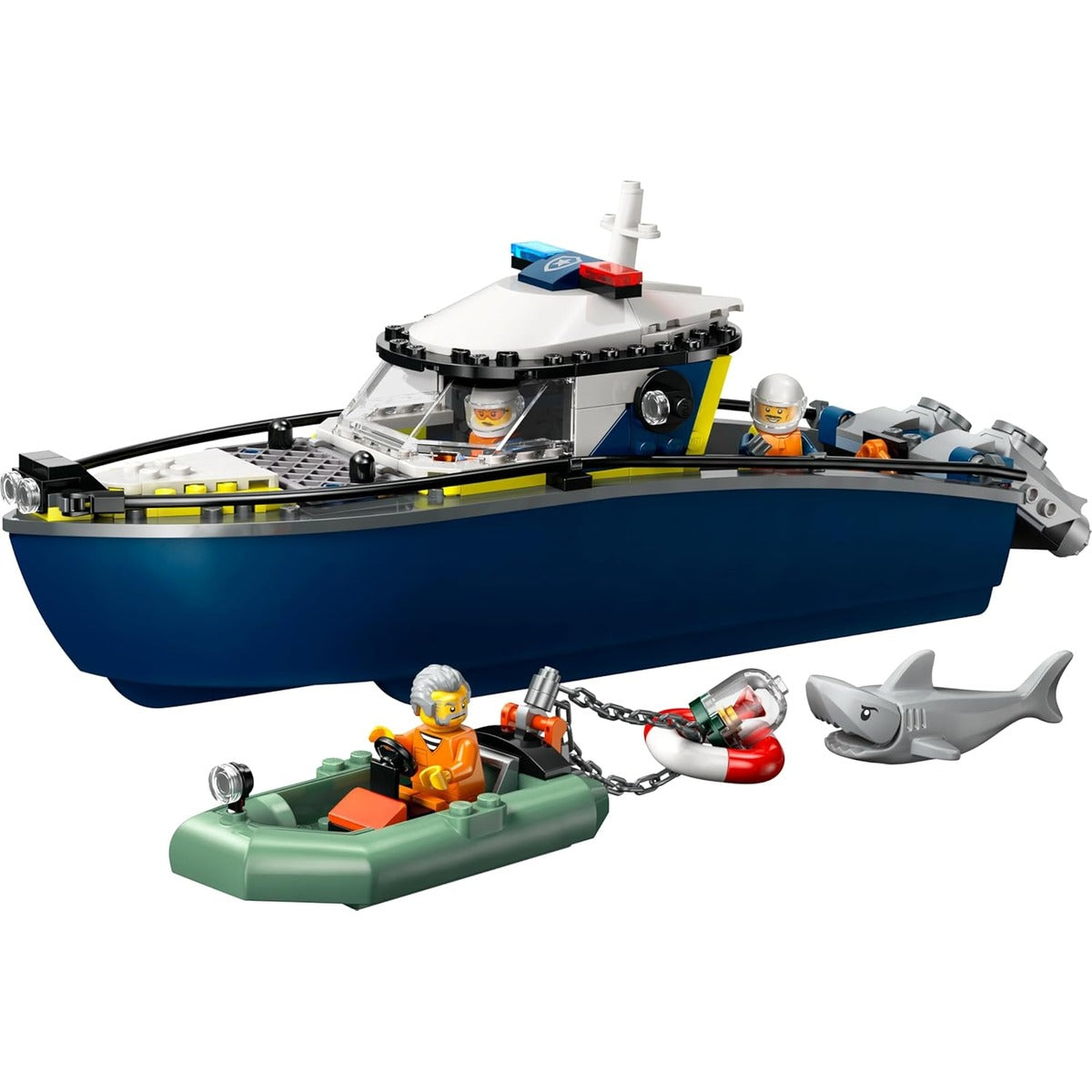 Lego 60456 City Police Boat Chase Toy Birthday Present Blocks
