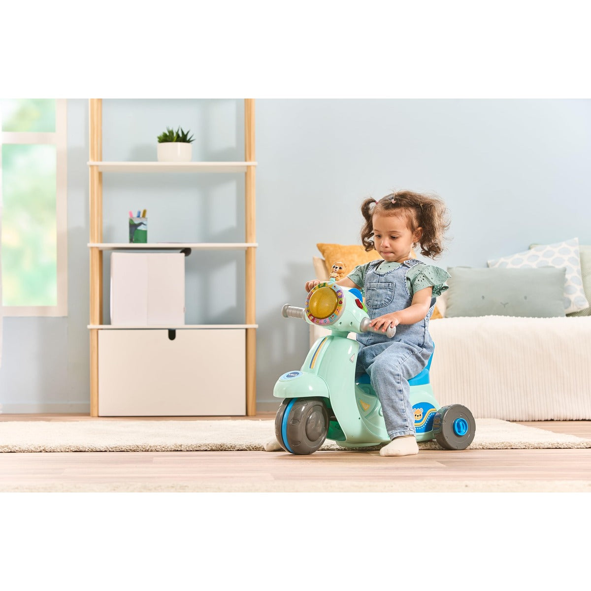 VTech Baby 2-in-1 Ride & Balance Scooter, Blue