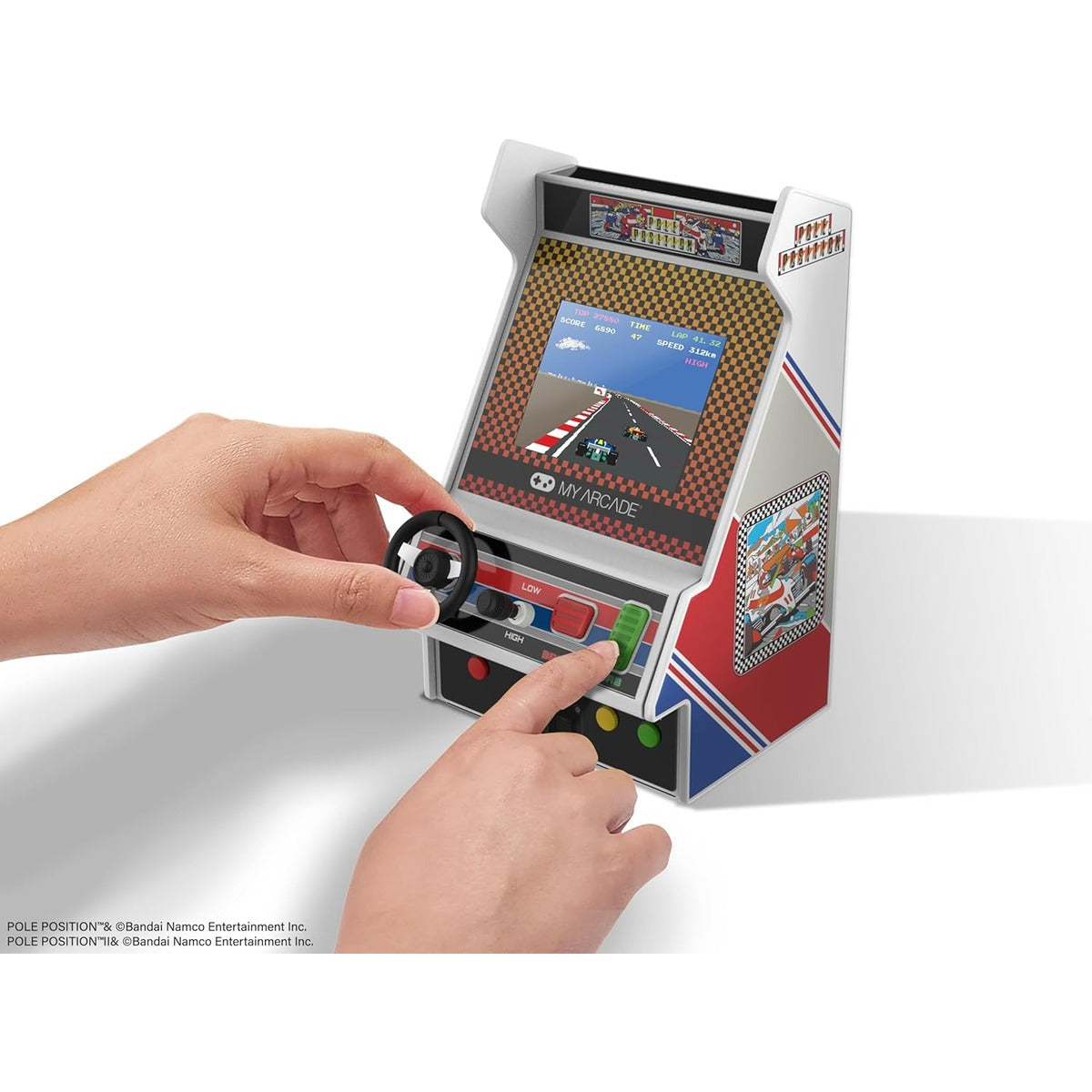 My Arcade Pole Position Racing Player: Retro Mini Arcade Game Console