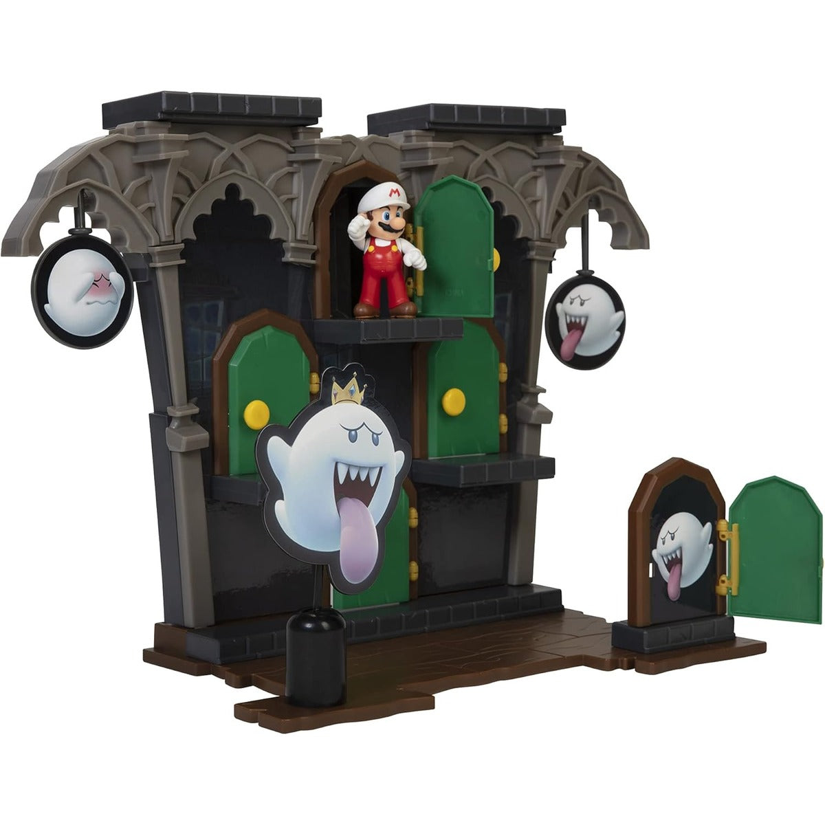 Super Mario Action Figures Deluxe Boo Mansion Playset