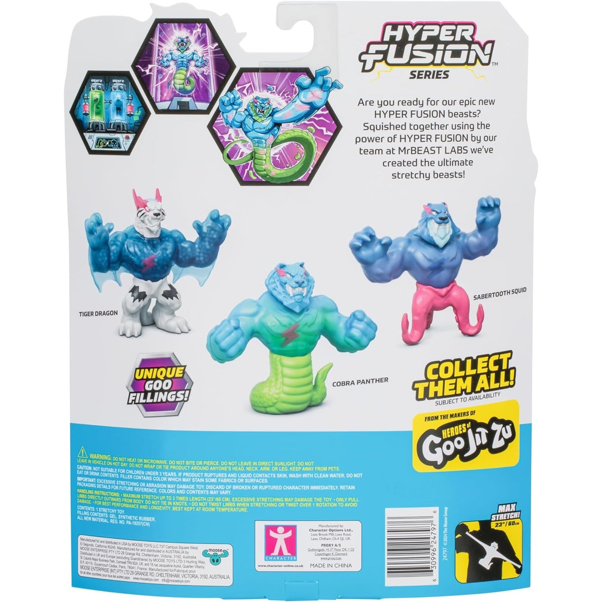 MrBeast Lab - Hyper Fusion Stretchy Hero, Cobra Panther
