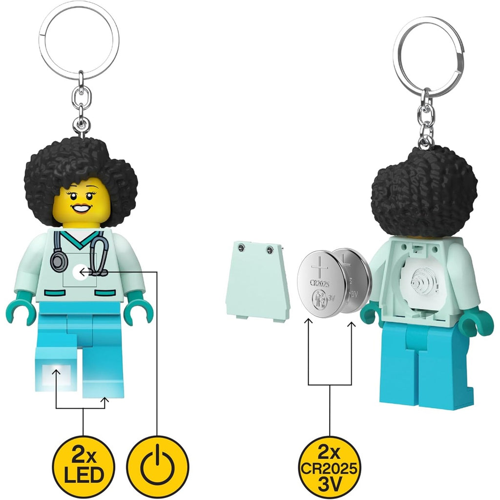LEGO City Large 3 Inch Tall Figure Keychain Light