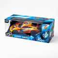 Orange Drift RC drift car with LED lights in box