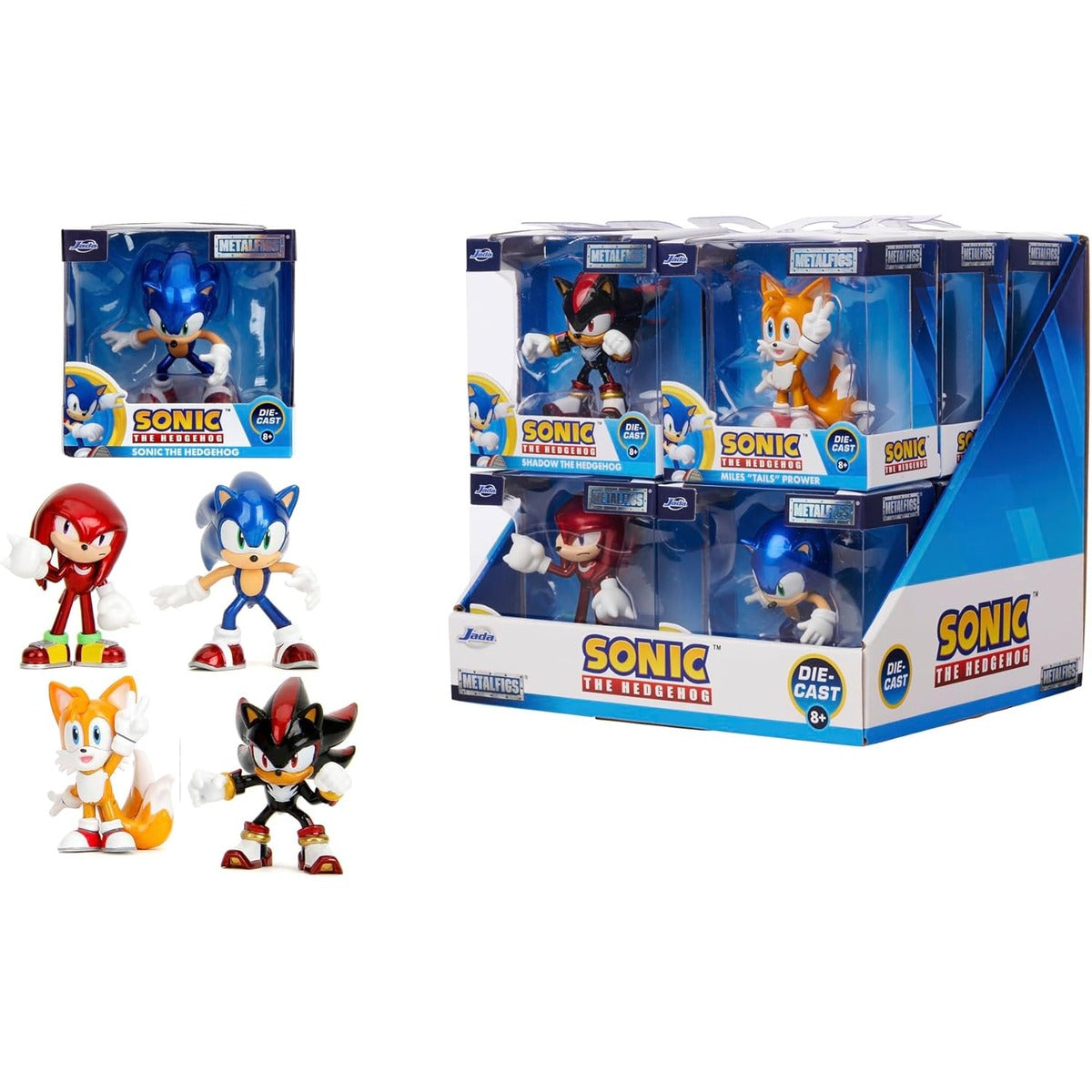 JADA -Sonic The Hedgehog 253251041 2.5" Collectible Video Game Figures