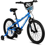 Spartan 20" Cyclone Kids Bicycle with Training Wheels - Steel Frame, Adjustable Seat & Handlebar - First Big Bike for