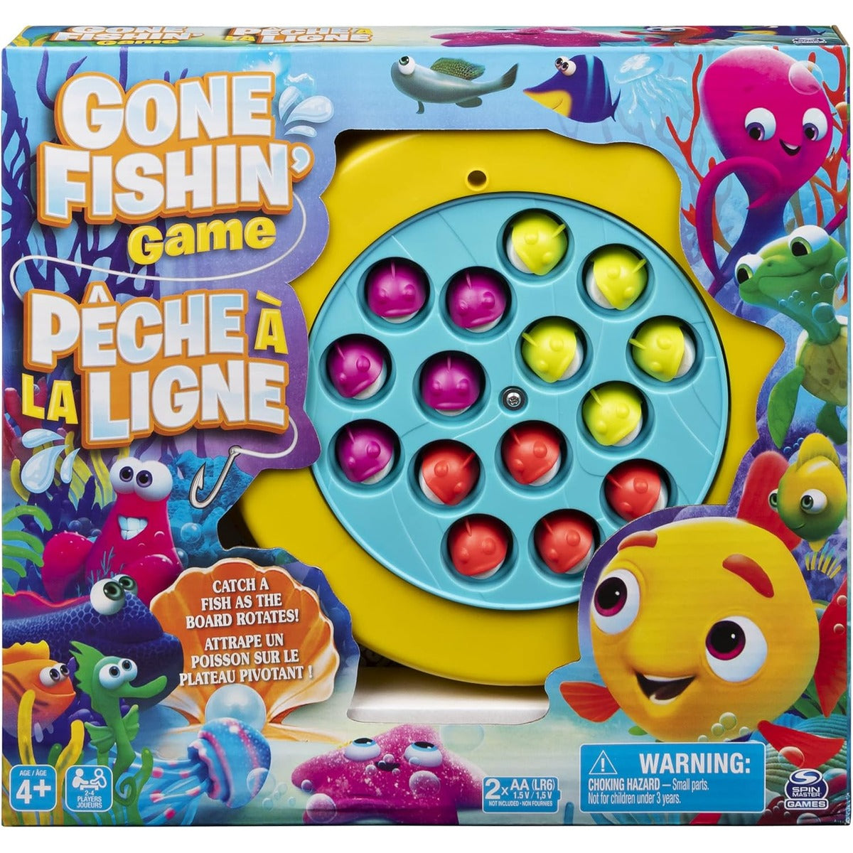 Spin Master Games 6061501 Gone Fishing Board Game for Kids and Families