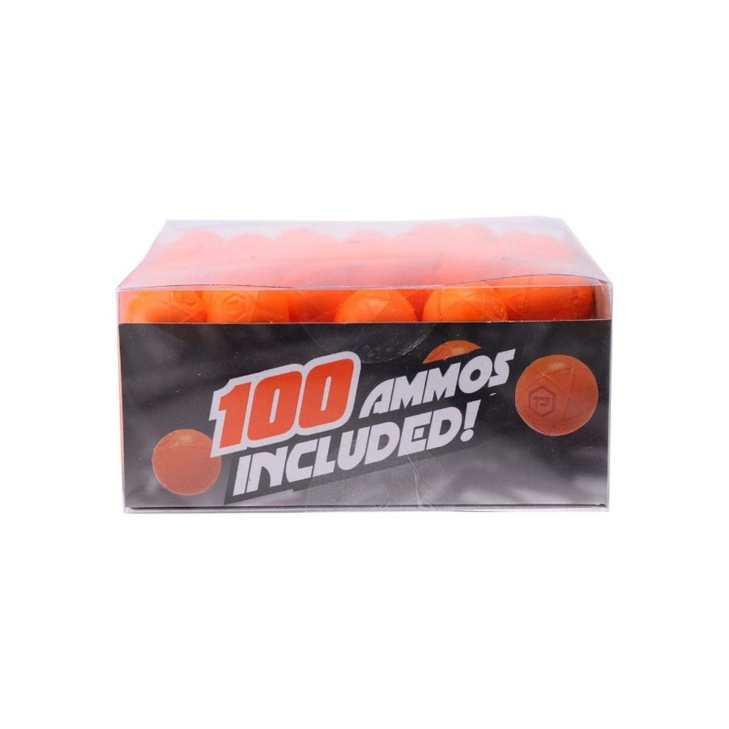Hip Shot, Ammo Refill Pack 100pcs Foam Balls for Toy for Kids, Blasters, Soft Safe Lightweight Play Accessories Box for Outdoor and Indoor Play