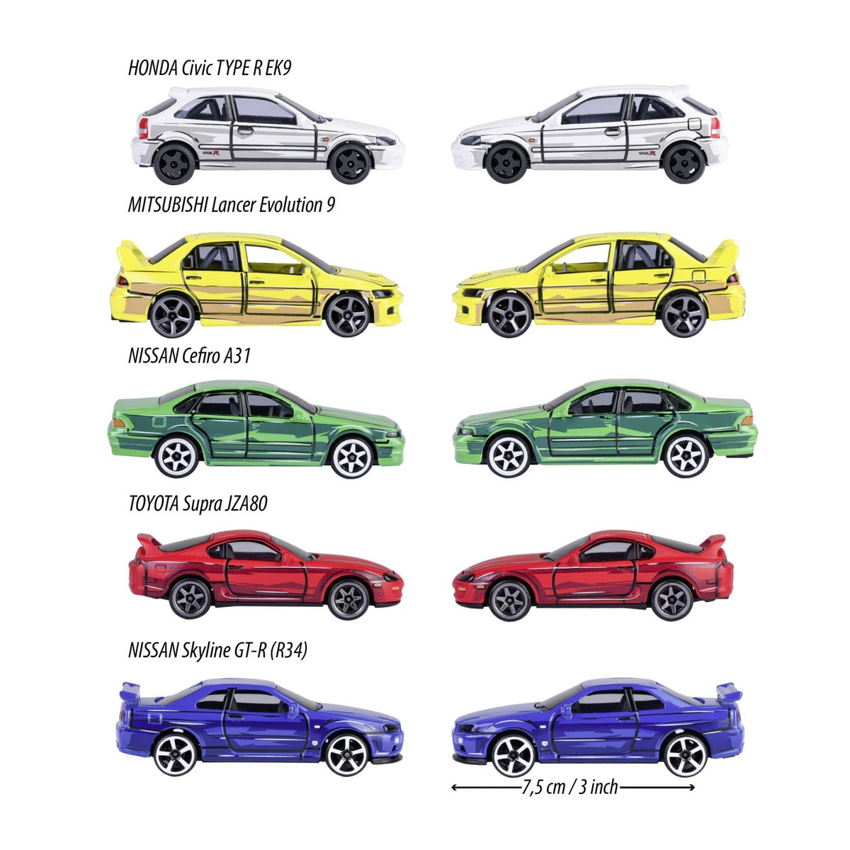 Majorette - Japan Series Diecast Vehicle Giftpack - 5 Pack - Japanese