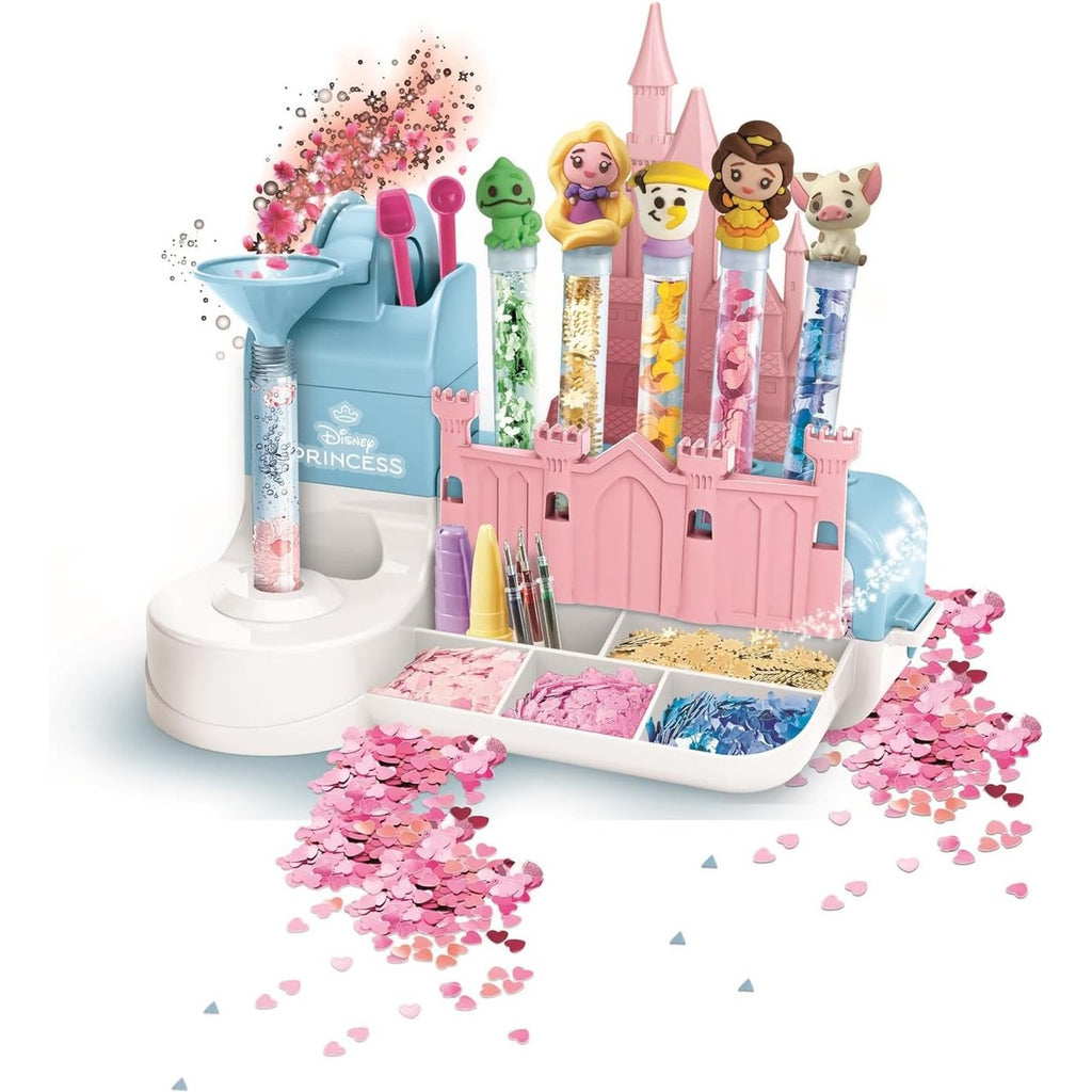 Clementoni Idea My Pen Atelier Disney Princess - DIY Pen Set with Pens, Figures, Decorations & Stickers - Creative Toy & Gift Set for Children from 6 Years, 18202