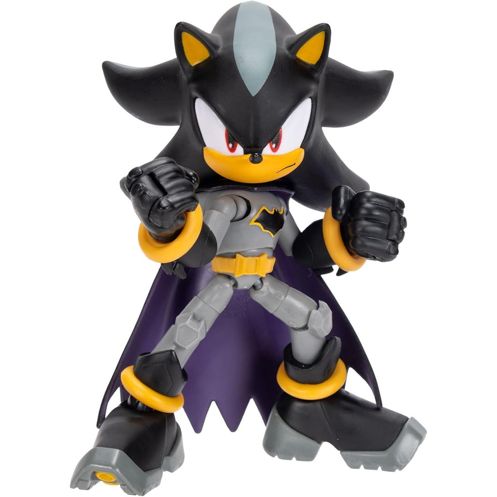Sonic The Hedgehog DC x Sonic Sonic as The Flash - 13 cm Action Figure, Officially Licensed by Jakks Pacific, Highly Poseable and Detailed Design, Collector's Packaging