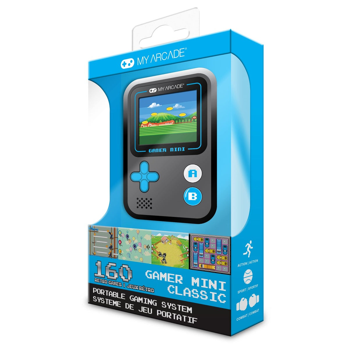 My Arcade Gamer Mini Classic-Red: Miniature Handheld Gaming System